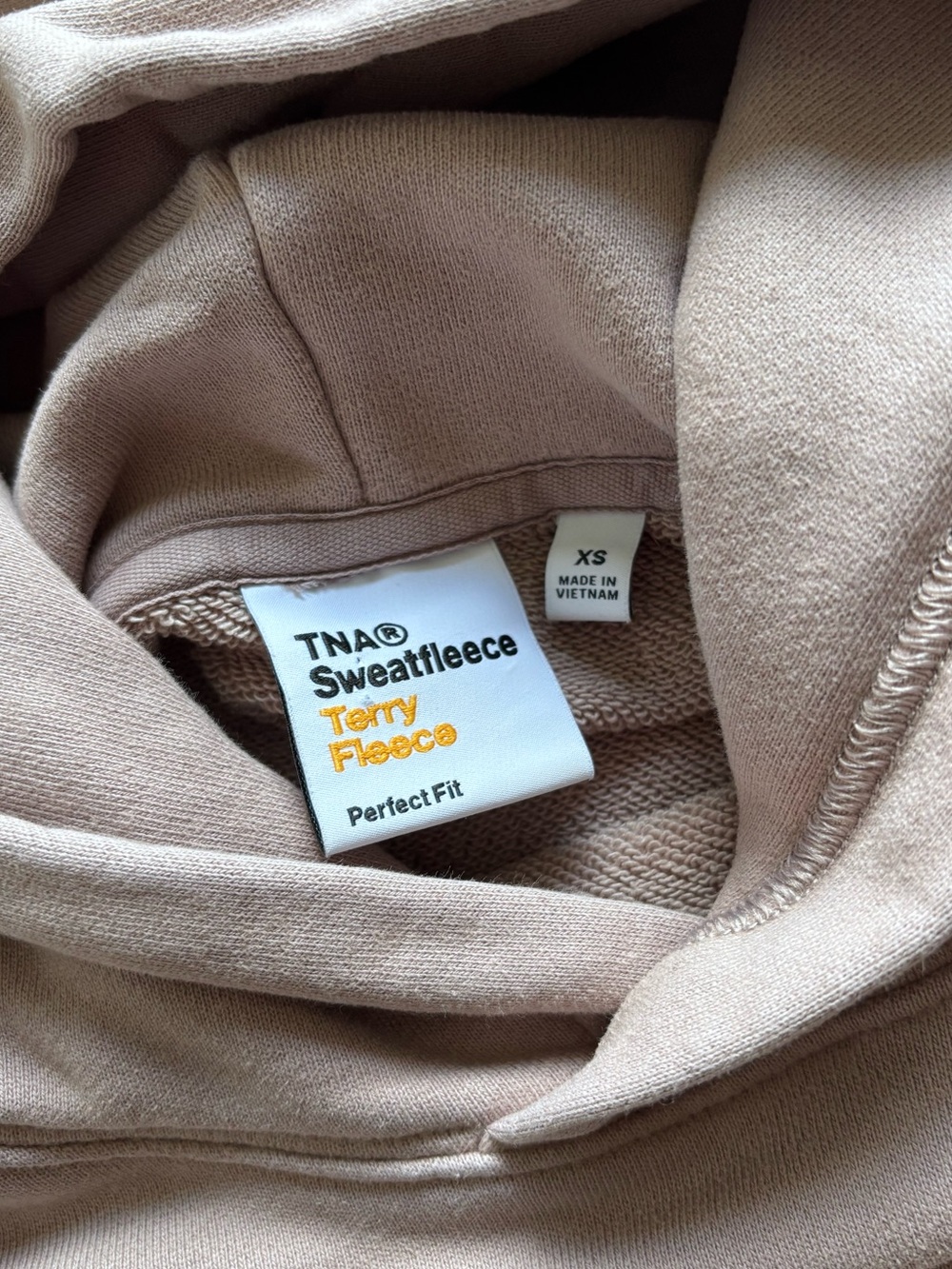 TNA Terry Sweatfleece Perfect Fit Hoodie - Picture 3 of 9